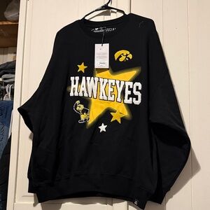 Black Hawkeyes Crewneck Sweater